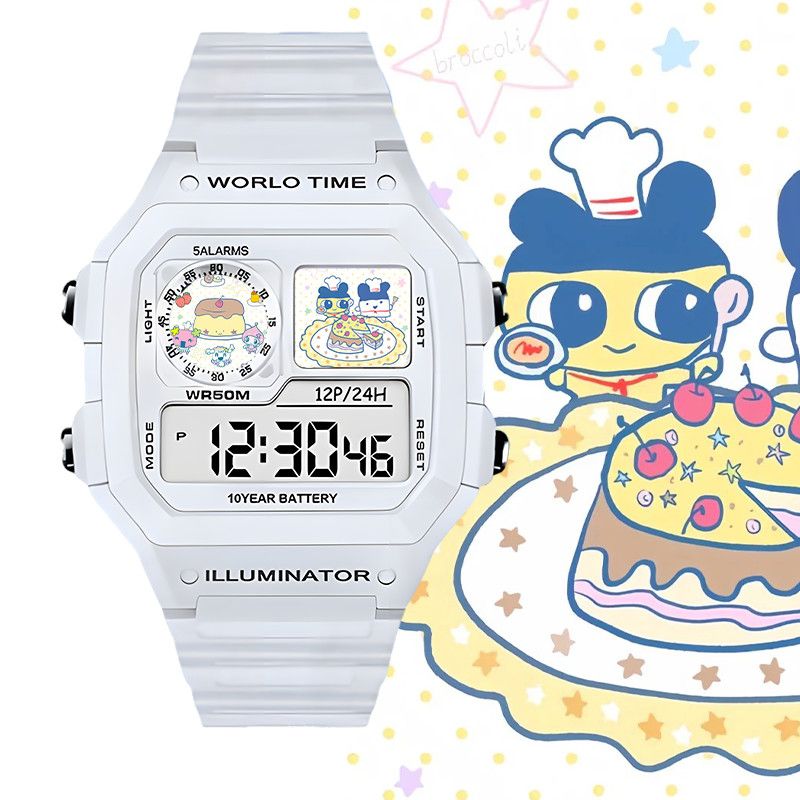 Smart Watch - たまごっちスマート電子時計ビッグマウスジマミ学生用電子時計クリスマスや誕生日プレゼント