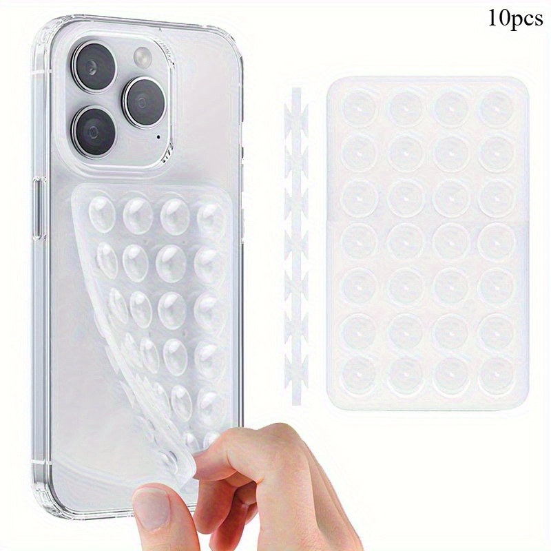 Phone Holder - 10個入り両面シリコン吸盤式スマホホルダー 強力グリップ 防水シャワー対応スタンド ビデオ撮影・写真撮影用