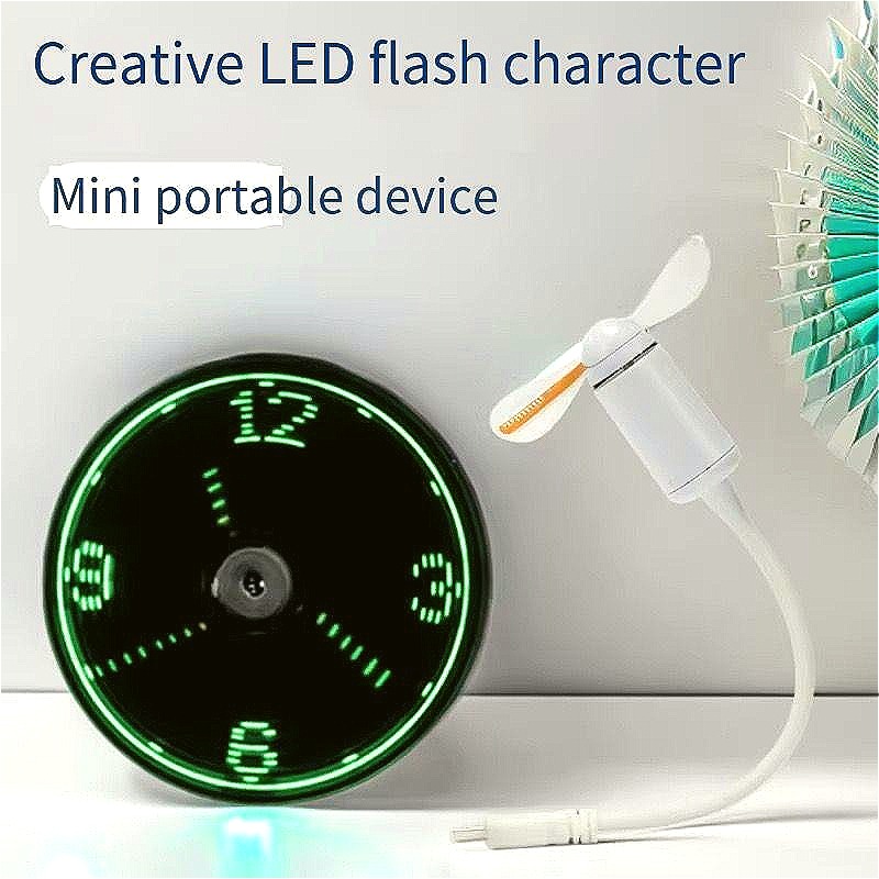 ポータブルUSB LEDメッセージファン、プログラム可能なR - Electronics And Gadgets Ce のレビューと価格