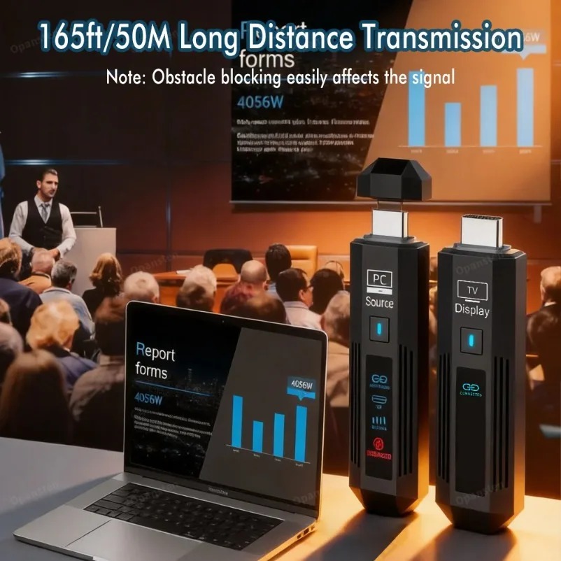 HDMI対応ワイヤレスエクステンダー 50M 1080P 6 - Hdmi Adapter のレビューと価格