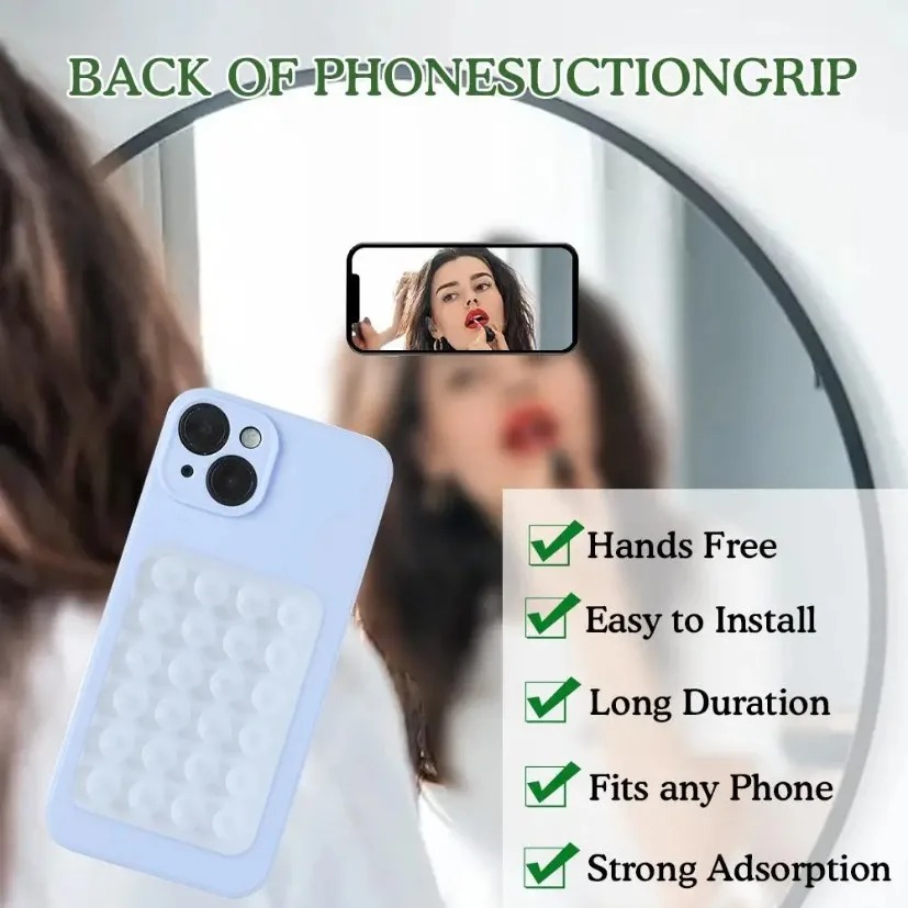 シリコン製吸盤式スマホホルダー、多機能吸盤式壁掛けスタンド、 - Phone Holder のレビューと価格