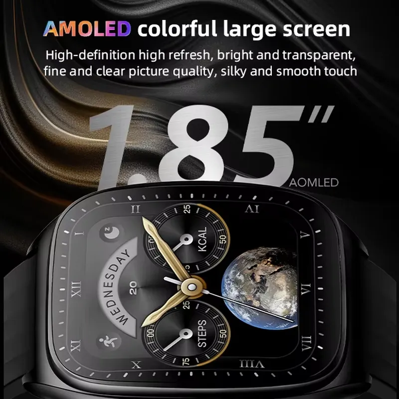 2025年ファッションメンズスマートウォッチメーカー1.85 - Smart Watch のレビューと価格