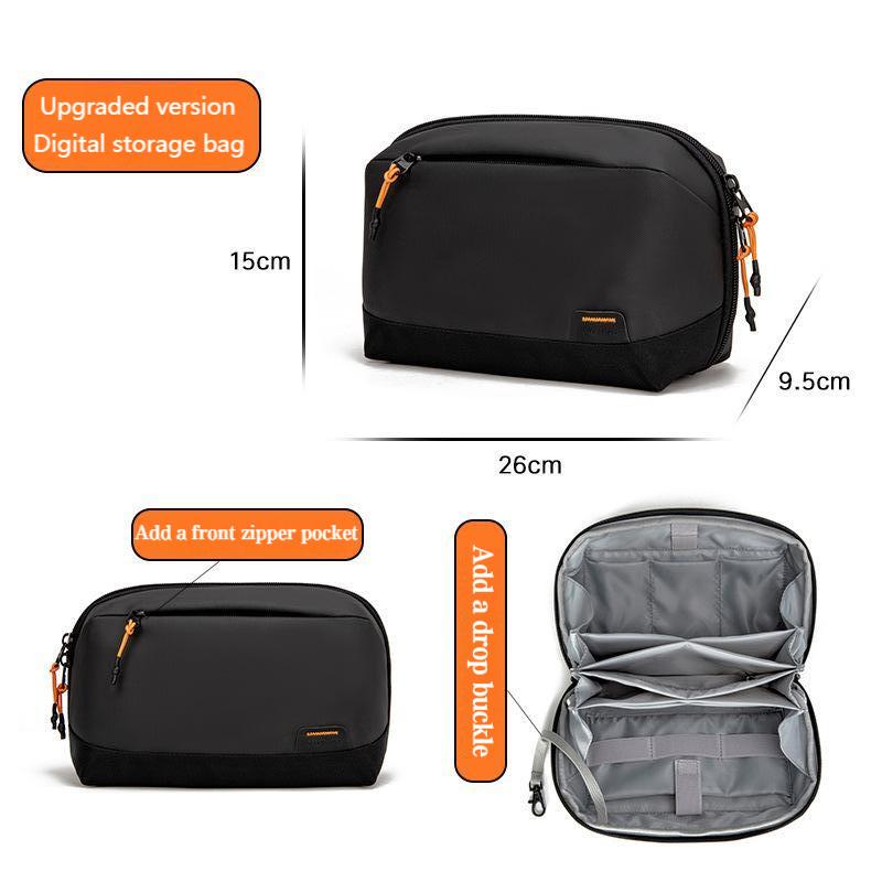 多機能デジタルアクセサリーバッグ。防水加工を施したナイロン製 - Cable Organizer のレビューと価格