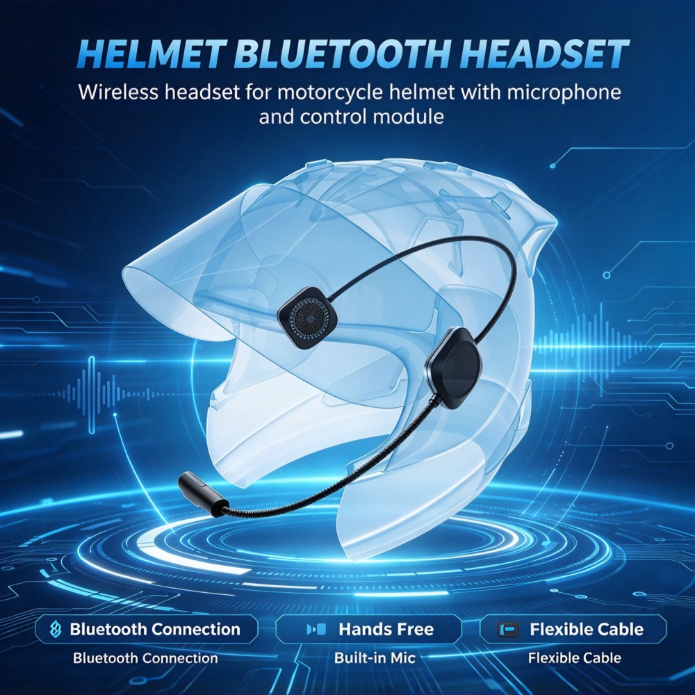 バイク用Bluetoothヘルメットヘッドセット。ハンズフリ - Bluetooth Speaker のレビューと価格