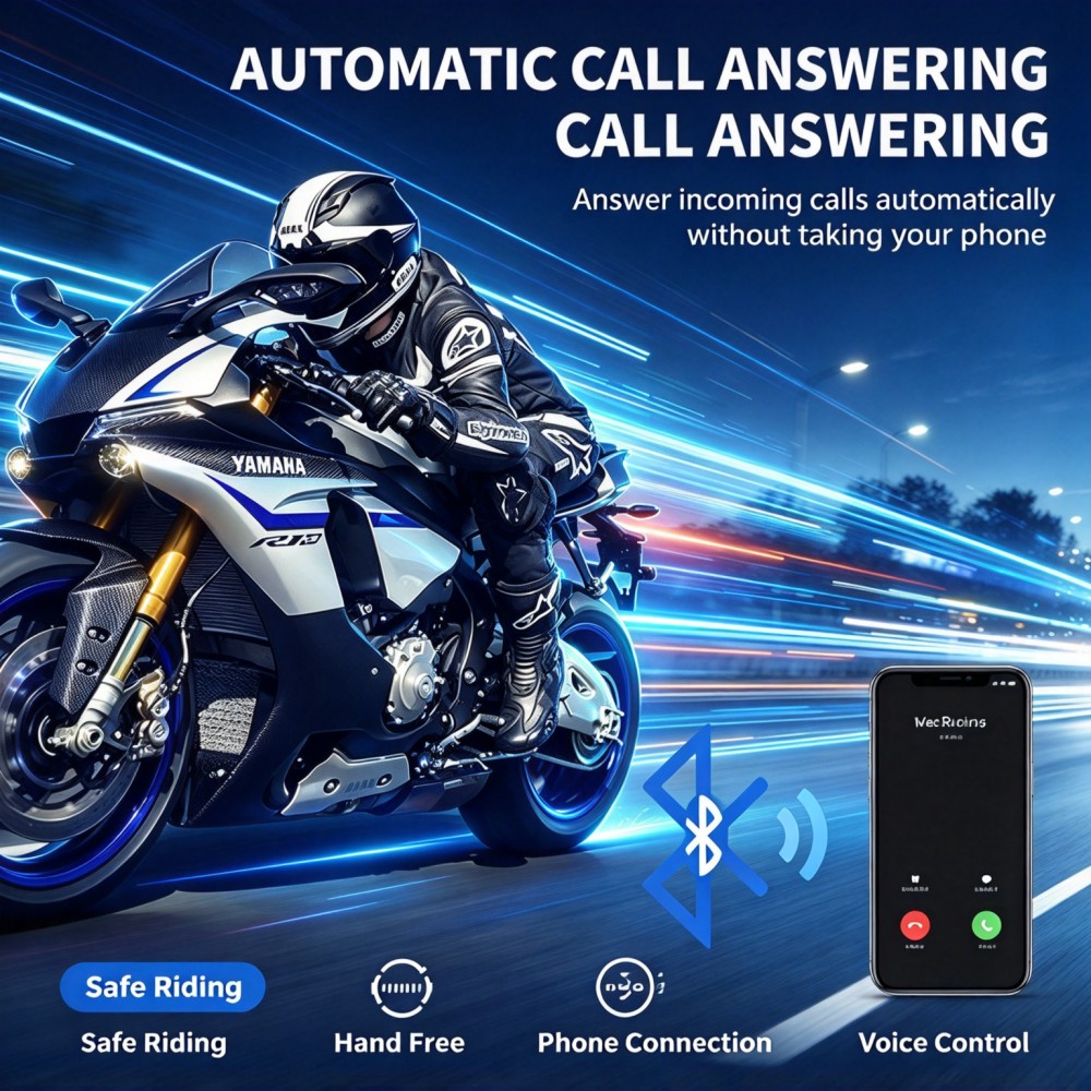 バイク用Bluetoothヘルメットヘッドセット。ハンズフリ - Bluetooth Speaker のレビューと価格