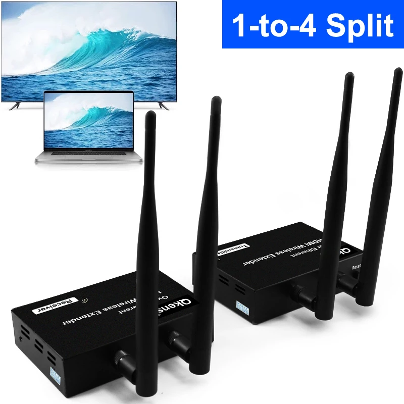 200mワイヤレスHDMIビデオ送受信機、ディスプレイアダプ - Hdmi Adapter のレビューと価格