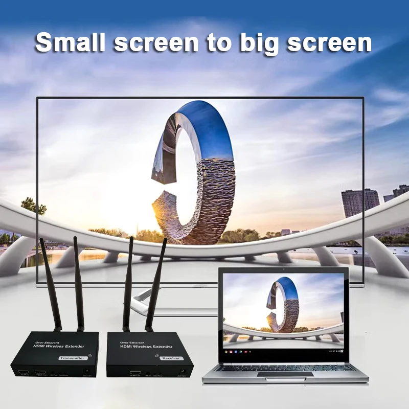 200mワイヤレスHDMIビデオ送受信機、ディスプレイアダプ - Hdmi Adapter のレビューと価格