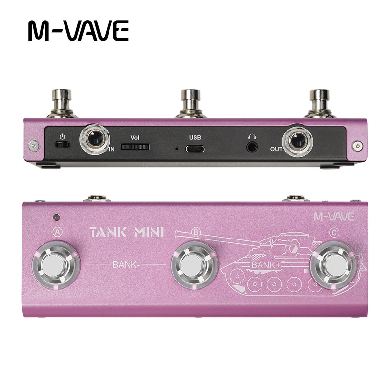 M VAVE タンク ミニ ポータブル マルチエフェクトペダ - Bluetooth Speaker のレビューと価格
