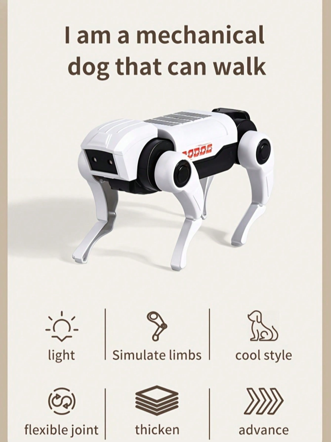 電池式の機械式ロボット犬のおもちゃ。自動で歩行し、インタラク - Electronics Gadgets For Gift のレビューと価格