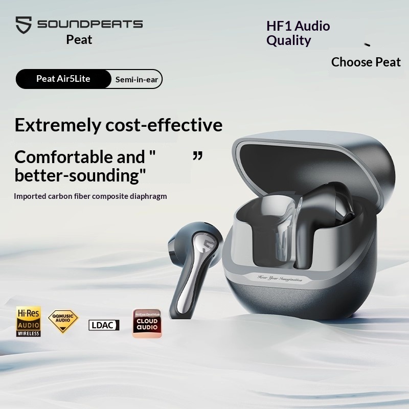 SoundPEATS Air5 Lite Bluetooth - Headphones Wireless のレビューと価格