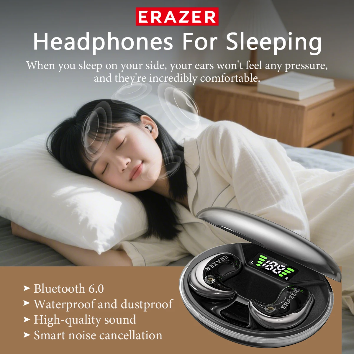 EARZER XF58 インイヤー型Bluetoothヘッド - Wireless Charger のレビューと価格