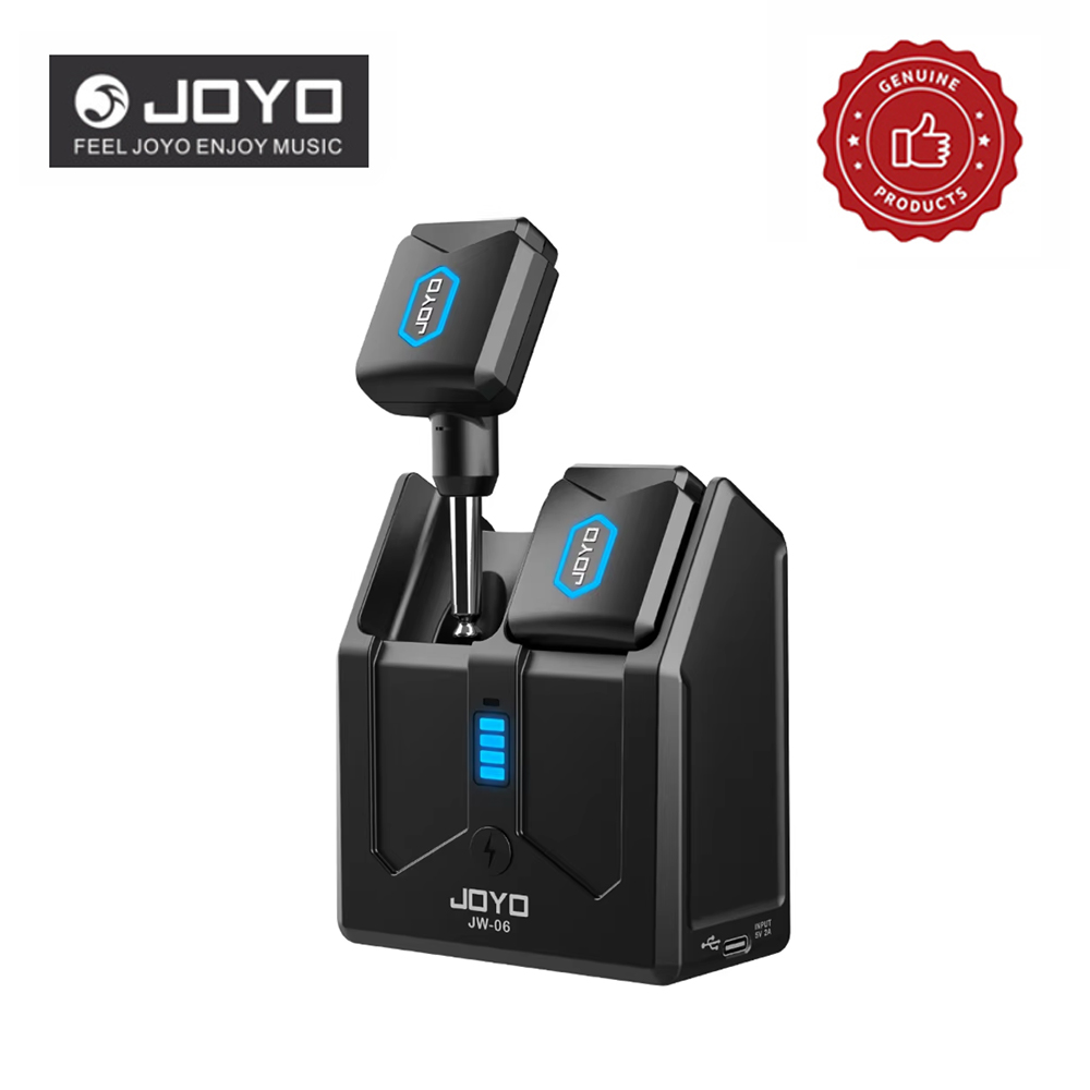 JOYO JW-06 ワイヤレスギターシステム 5.8GHz - Wireless Charger のレビューと価格