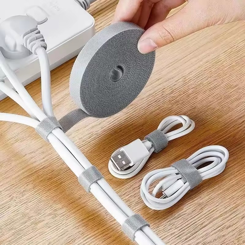 1/5mケーブル整理用具、ケーブル管理テープ、ワイヤー巻き取 - Cable Organizer のレビューと価格
