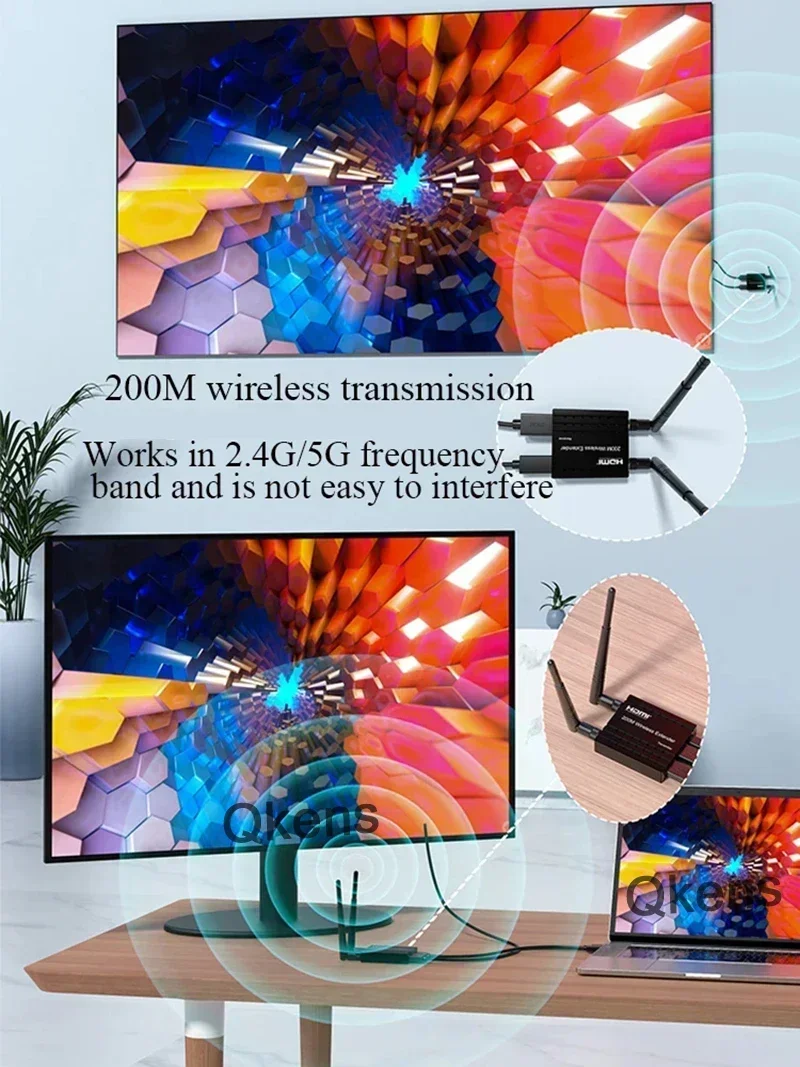 ワイヤレス HDMI エクステンダー オーディオ ビデオ ト - Hdmi Adapter のレビューと価格