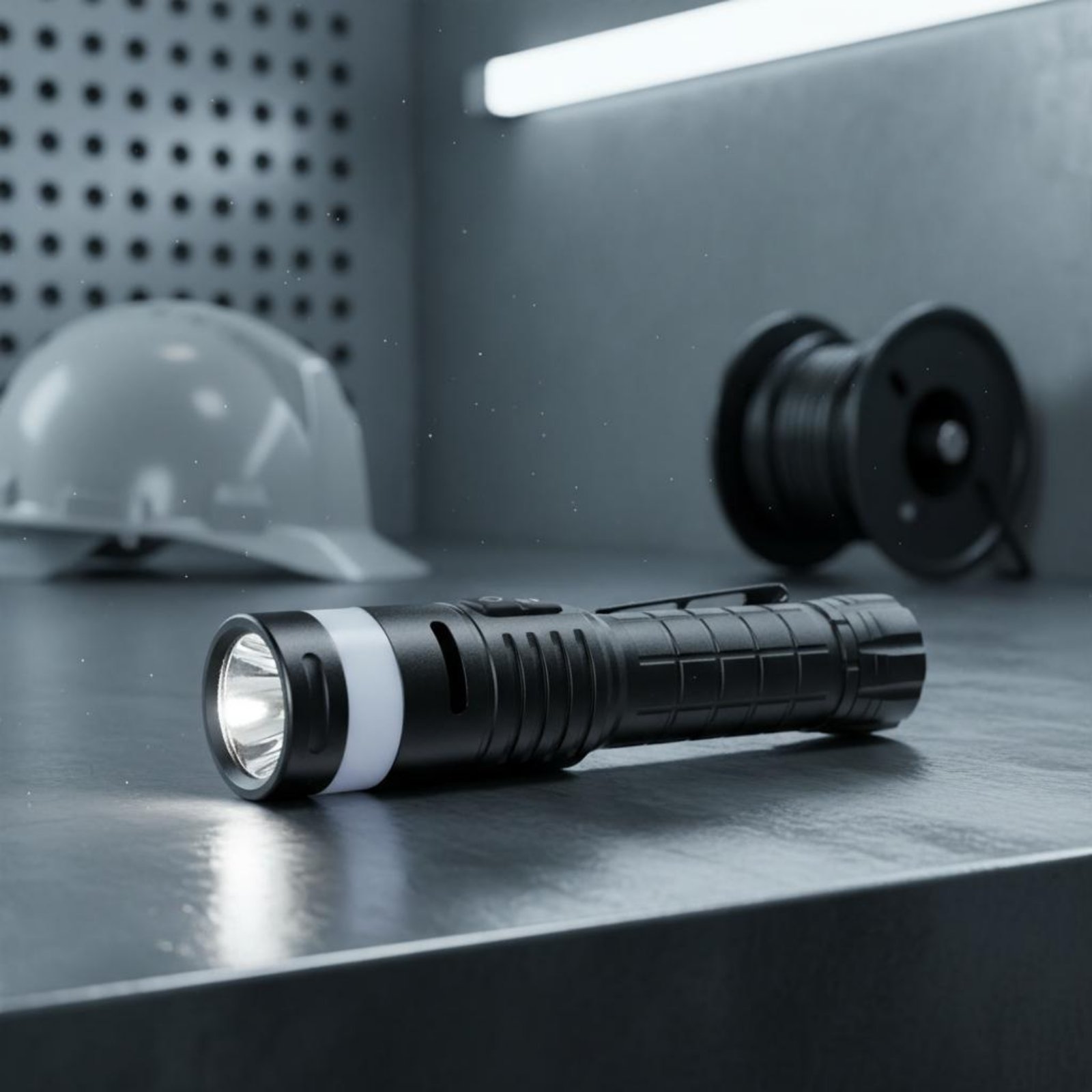 多機能懐中電灯耐爆性アルミニウム製LED懐中電灯ハンドヘルド - Power Bank のレビューと価格