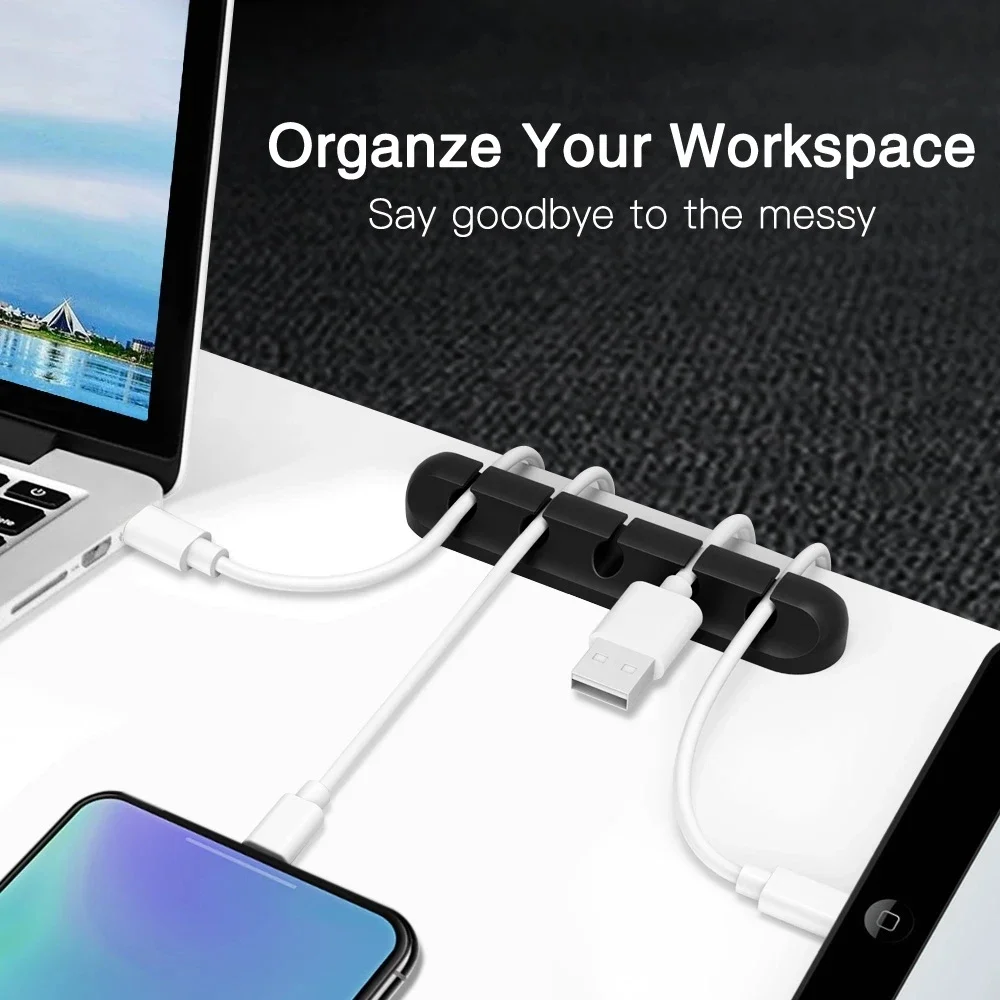 シリコン製USBケーブルオーガナイザー、USB充電ケーブル巻 - Cable Organizer のレビューと価格