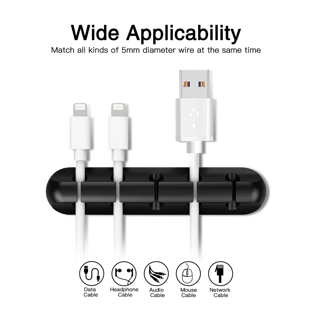 シリコン製USBケーブルオーガナイザー、USB充電ケーブル巻 - Cable Organizer のレビューと価格