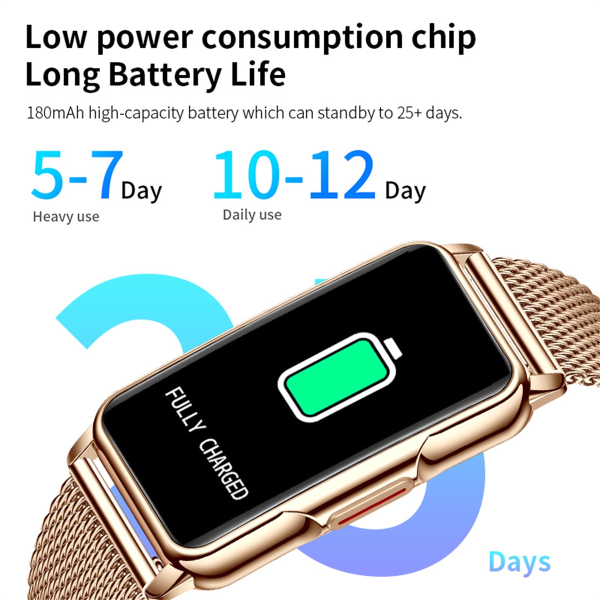 LIGE スマートウォッチ男性女性フィットネススマートブレス - Smart Watch のレビューと価格